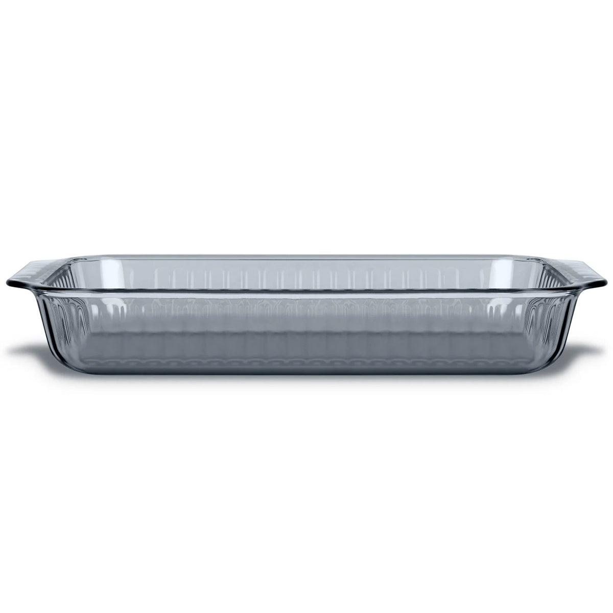 Pyrex® Sculpted Tinted Colors Sculpted Tinted 9" x 13" Baking Dish, Smoke